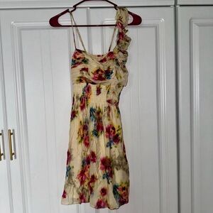 Floral One-Shoulder Dress